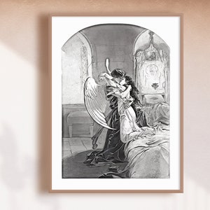Romantic Encounter | Rhysand And Feyre | Acotar Artwork | Printable Download