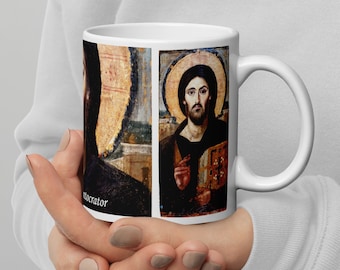 Elevate Your Morning Routine with The Christ Pantocrator Mug - Symbol of Faith and Strength