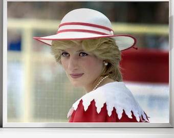 Princess Diana Vintage Portrait Digital Download | Restored