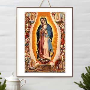 Our Lady of Guadalupe Virgin Mary Religious Downloadable Art Print
