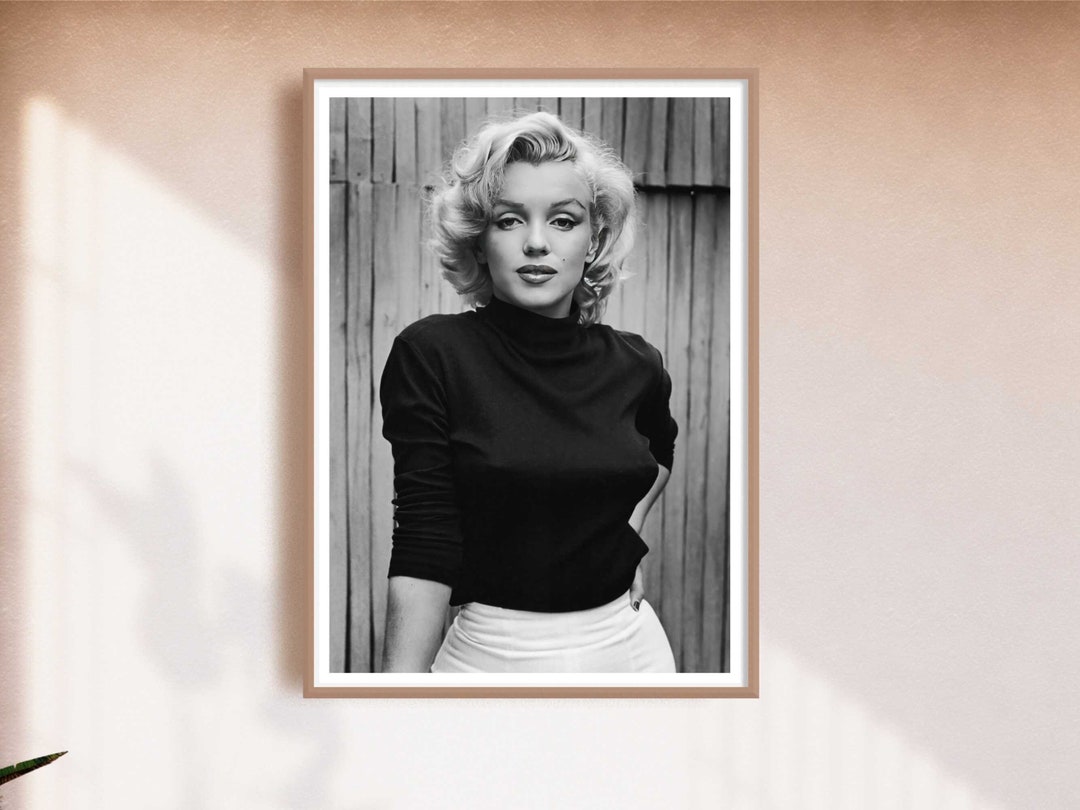 Marilyn Monroe Print | Wall Decor | Home Decor | Rare Photo | Old ...