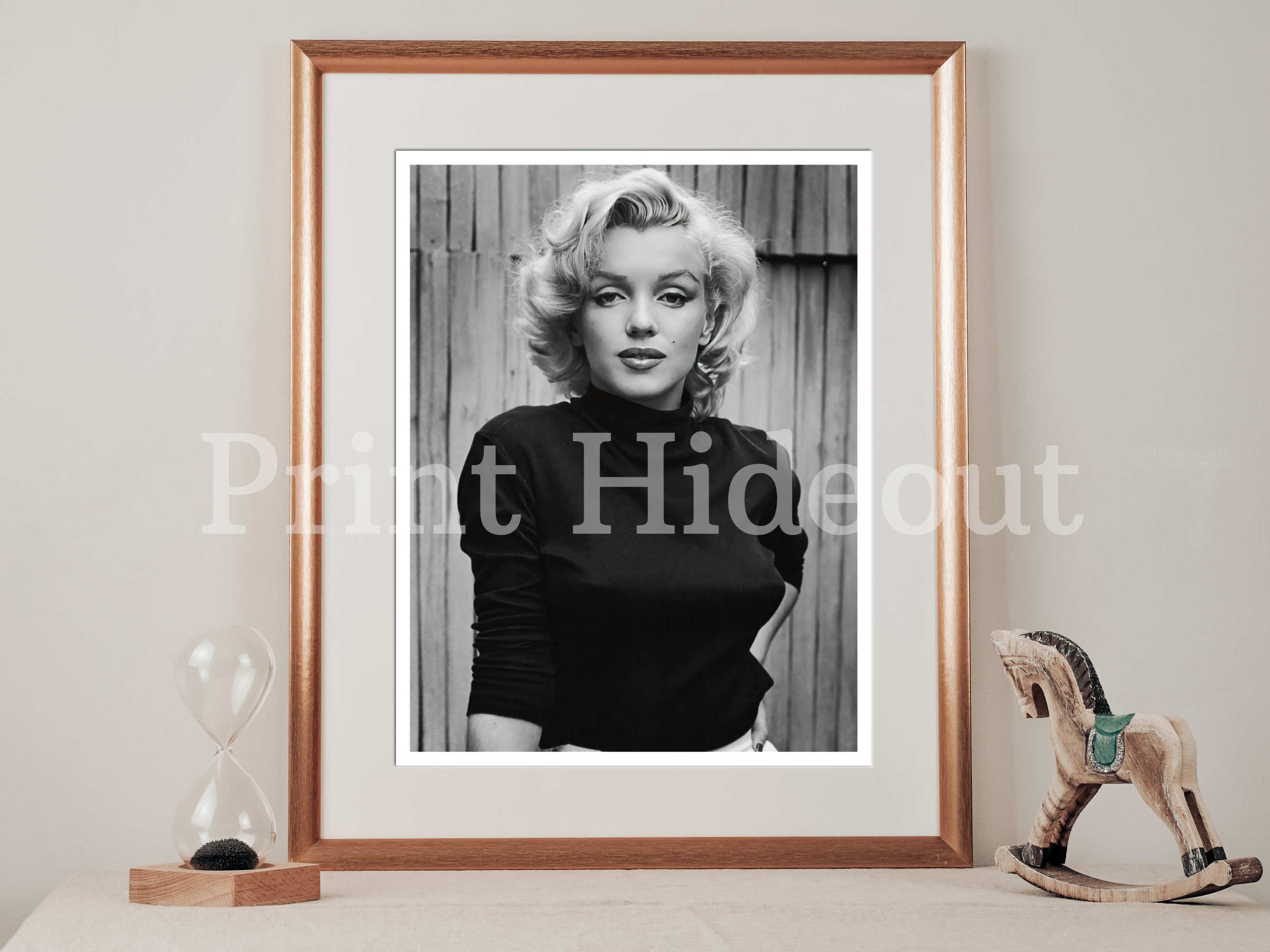 Marilyn Monroe Print | Wall Decor | Home Decor | Rare Photo | Old ...