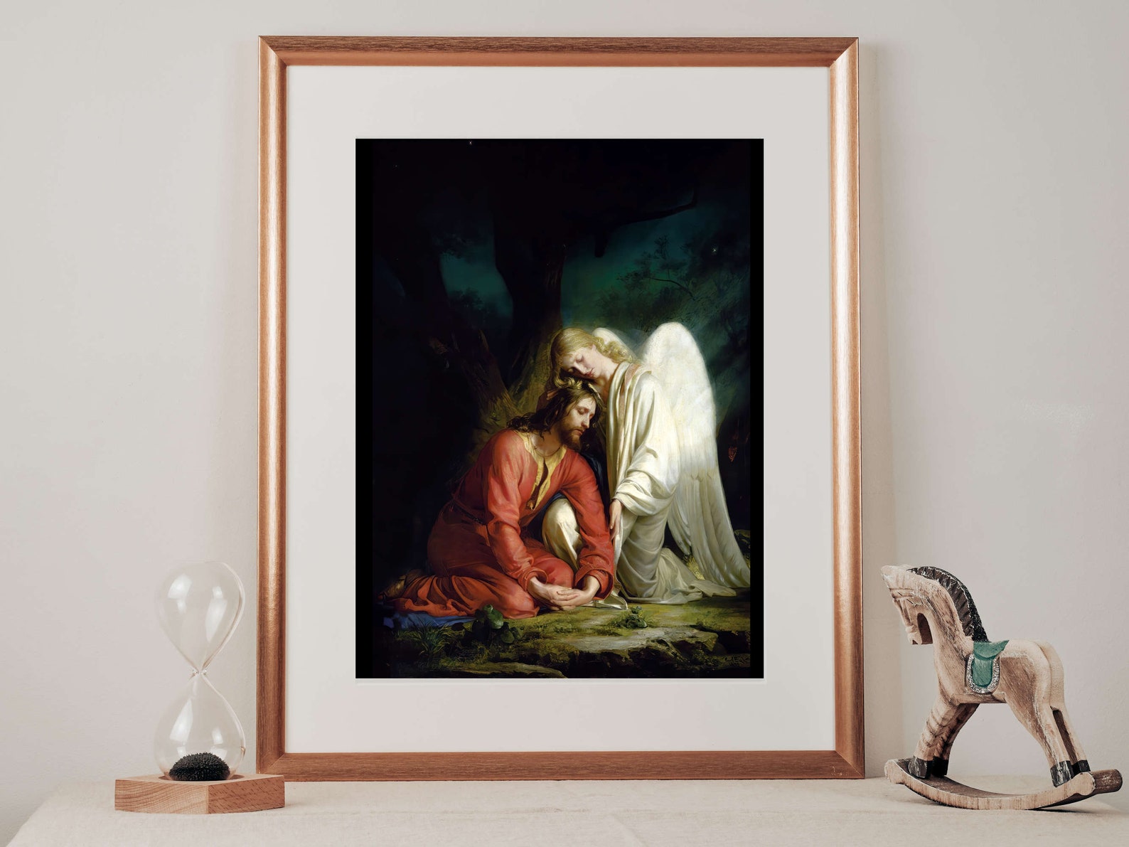 Jesus Christ in Garden of Gethsemane | Religious Art | Bible Print - Etsy