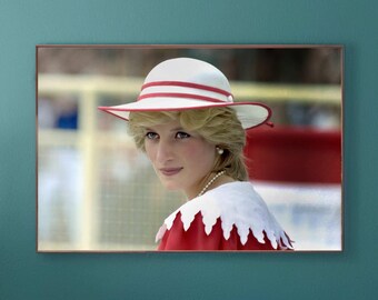 Princess Diana Vintage Portrait Digital Download | Restored