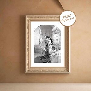 Romantic Encounter Rhysand and Feyre Acotar Artwork Printable