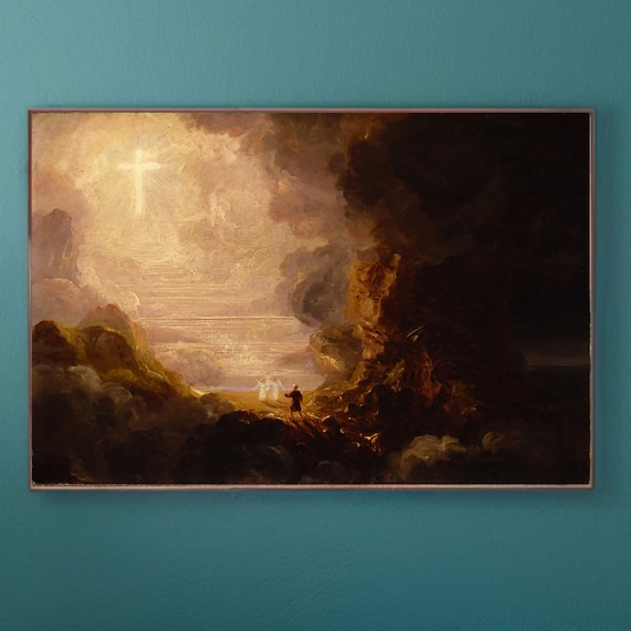 Pilgrim of the Cross | Printable Art Download | Romanticism Wall