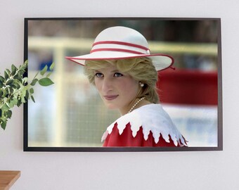 Princess Diana Vintage Portrait Digital Download | Restored