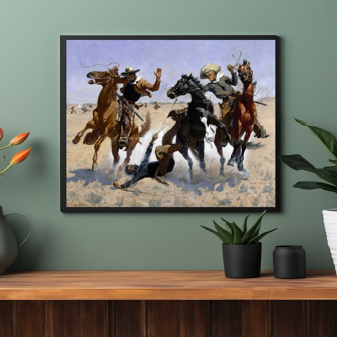 Old Wild West Scene Indians Chasing Cowboys Horseback Print Etsy old-wild-west-scene-indians-chasing-cowboys-horseback-print-etsy