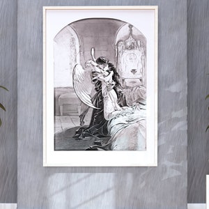 Romantic Encounter Rhysand and Feyre Acotar Artwork Printable