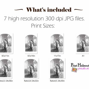 Romantic Encounter Rhysand and Feyre Acotar Artwork Printable