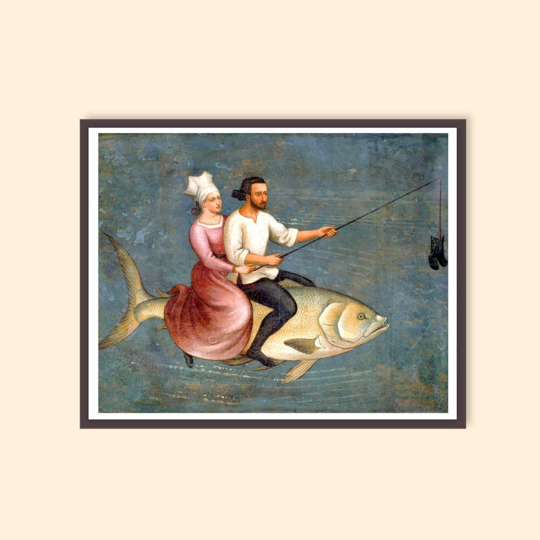 Whimsical Medieval-style Art Print | Vintage-inspired Fantasy