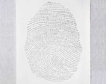 God&#39;s Fingerprint - Screenprint