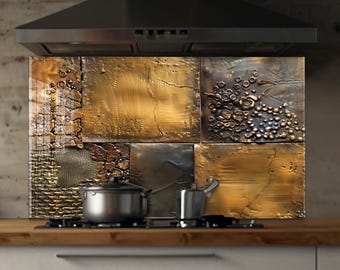 Tempered Glass Backsplash, Kitchen Sink Cover, Splashback Tile, Backsplash Guard, Stove Back Top Cover, Kitchen Decor, Glass Cutting Board