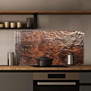 Dosseret en verre trempé, Couvercle d'évier de cuisine, Crédence en carreau, Protection de dosseret, Couvercle arrière de cuisinière, Décoration de cuisine, Planche à découper en verre