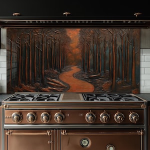 Dosseret en verre trempé, Couvercle d'évier de cuisine, Crédence en carreau, Protection de dosseret, Couvercle arrière de cuisinière, Décoration de cuisine, Planche à découper en verre