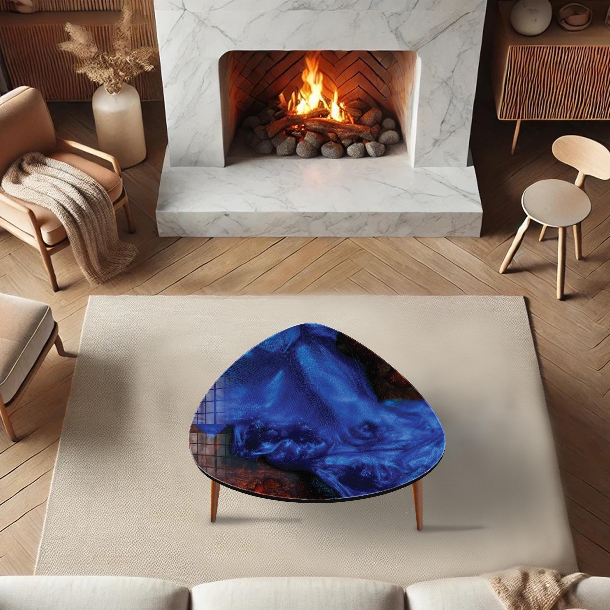 非対称強化ガラスコーヒーテーブル、ダイニングおよびベッドサイド