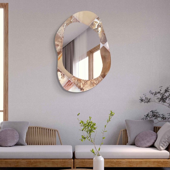 Buy Glass Asymmetrical Irregular Shape Mirrors for Your Home Decor