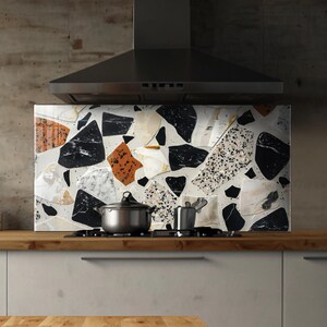 Tempered Glass Backsplash, Kitchen Sink Cover, Splashback Tile, Backsplash Guard, Stove Back Top Cover, Kitchen Decor, Glass Cutting Board