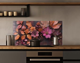 Tempered Glass Backsplash, Kitchen Sink Cover, Splashback Tile, Backsplash Guard, Stove Back Top Cover, Kitchen Decor, Glass Cutting Board