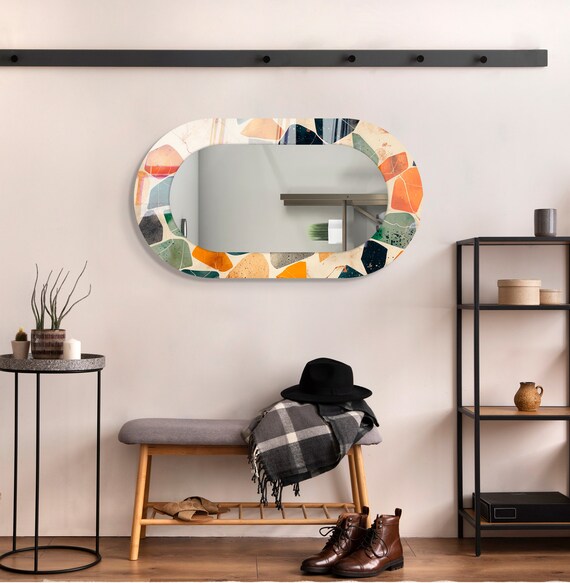 Espejo Asimetrico Pared Espejo Asimétrico, Espejo Irregular, Espejo Decorativo Espejo Irregular Pared