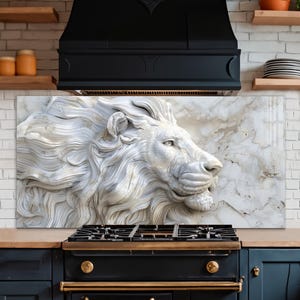 Dosseret en verre trempé, Couvercle d'évier de cuisine, Crédence en carreau, Protection de dosseret, Couvercle arrière de cuisinière, Décoration de cuisine, Planche à découper en verre