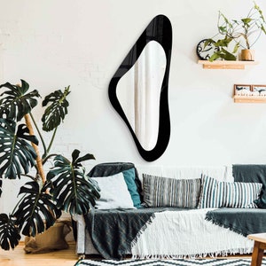 Asymmetrical Mirror, Irregular Mirror, Mirror Wall Decor on Tempered ...