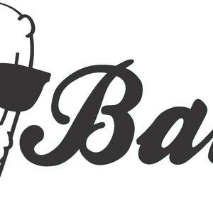 Könnte beinhalten: Eine Schwarzweißillustration einer Gurke mit Sonnenbrille, auf der das Wort "Ball" in grüner Kursivschrift steht.