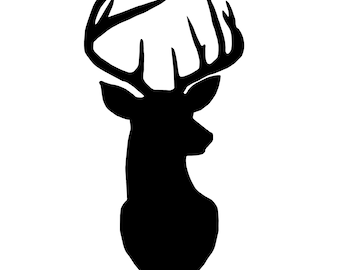 Deer Head SVG PDF Vector Digital Download