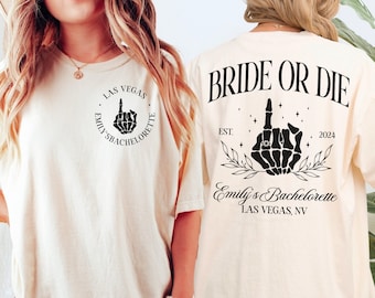 Bride Or Die Bachelorette Shirts, Til Death Do We Party, Halloween Bachelorette Shirts, Gothic Bachelorette, Spooky Bridesmaid Gifts