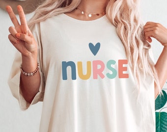 Groovy Nurse Shirt, Retro Nurse Shirts, Nurse Graduation Gift, Nursing School, Registered Nurse Shirt, New Nurse Gift, Nurse Appreciation
