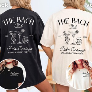 Bach Club Bachelorette Shirt, Personalized Bride Shirt, Bachelorette Party Shirts, Luxury Bachelorette, Bridal Party Shirts, Comfort Colors