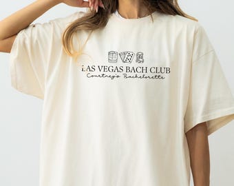 Las Vegas Bachelorette Shirt, Lucky in Love Bachelorette Shirt, Retro Casino Bach Trip Tee, Poker Dice Bachelorette, Custom Wedding Shirt