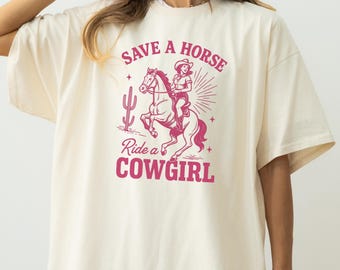 Ride A Cowgirl Shirt, Funny Lesbian Bisexual Pride Shirt, LGBTQ Pride Month, Iconic Slogan Baby T-shirt, 90s Vintage Tee Trending Print
