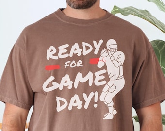 Distressed Game Day Football Comfort Colors® T-shirt - Etsy