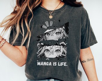 Manga is Life Shirt, Anime Japanese Shirt, Retro Anime Sweater, Anime Shirt, Vintage Anime Shirt, Manga Shirt, Anime Manga Sweatshirt