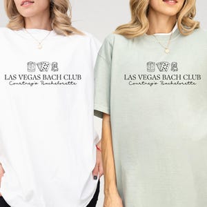 Las Vegas Bachelorette Shirt, Lucky in Love Bachelorette Shirt, Retro Casino Bach Trip Tee, Poker Dice Bachelorette, Custom Wedding Shirt