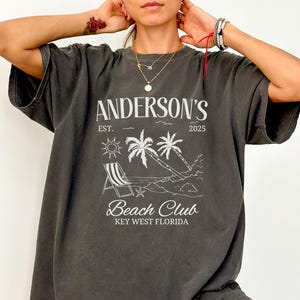 Custom Comfort Color Family Vacation 2025 Shirts, Custom family Trip Shirt, Personalized Beach Trip Shirt, Matching Group Vacay Shirts