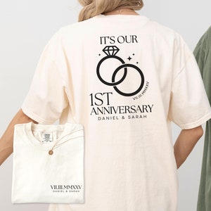 Custom Anniversary Date Shirt, Personalized Couples Name Shirt, Roman Numeral Tshirt, Matching Couples Shirt, Honeymoon Shirt, Wedding Tee