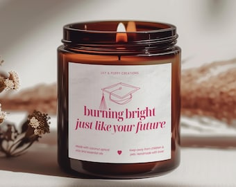 Bright Future Candle, Graduation Candle Gift, Funny Grad Gift for her, Gift for best friend, High School Graduation, Gift for him