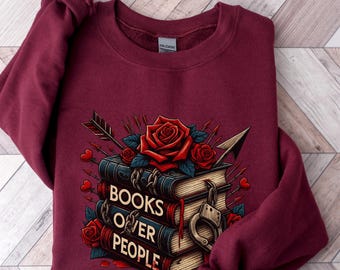 Dark Romance Reader Sweatshirt, Dark Romance Sweatshirt, BookTok Gift for Readers, Morally Grey Book Lover Apparel, Edgy Bookish Graphic Tee