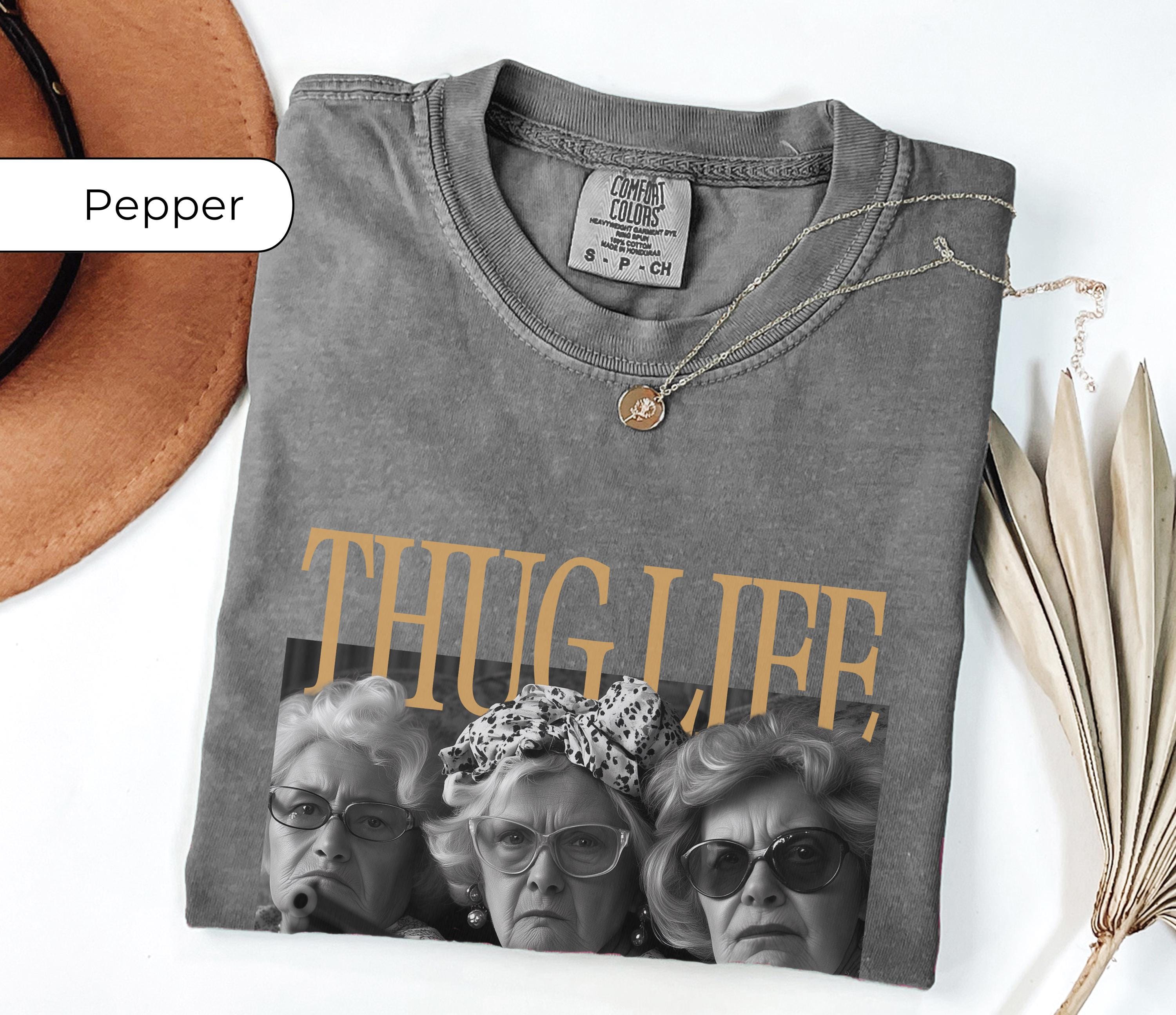 サグライフシャツ、サグライフレトログラフィックTシャツ、オーバー 