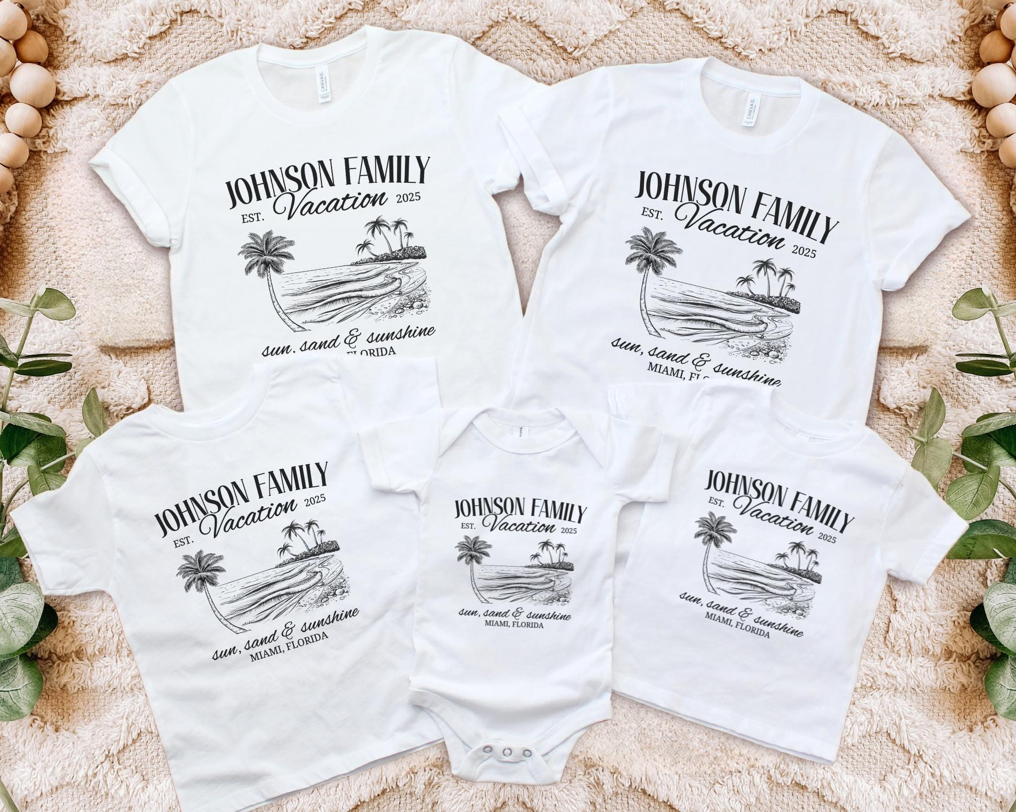 Custom Family Vacation 2025 Shirts, Custom Family Trip Shirt