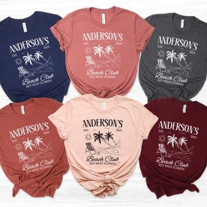 Custom Family Vacation 2025 Shirts, Custom family Trip Shirt, Personalized Beach Trip Shirt, Matching Group Vacay Shirts, Summer Family Tee