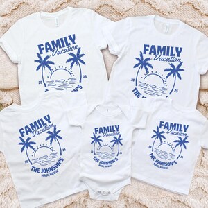 Personalized Family Vacation 2025 Shirt, Custom Vacation Shirts, Family Vacation Shirt, Summer Trip Shirts, Custom Vacation Shirts