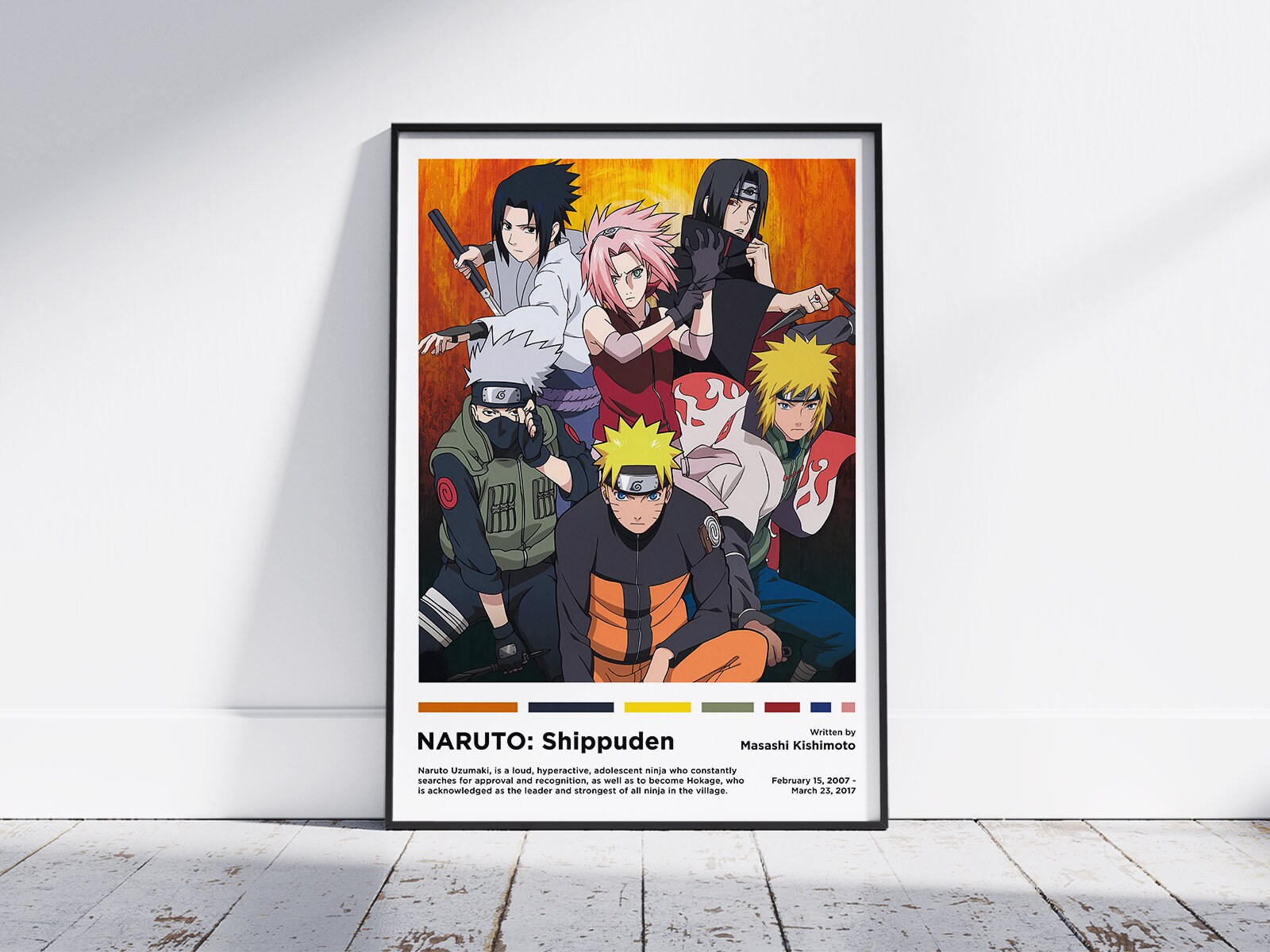 Poster, Quadro Naruto Shippuden - Naruto & Sasuke em