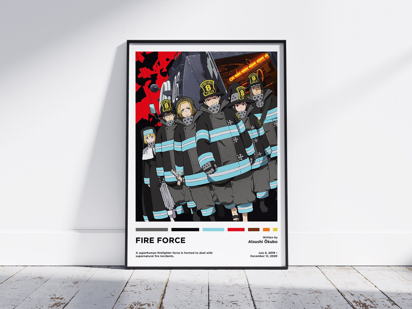 Fire Force Anime Series Hd Matte Finish Poster Paper Print