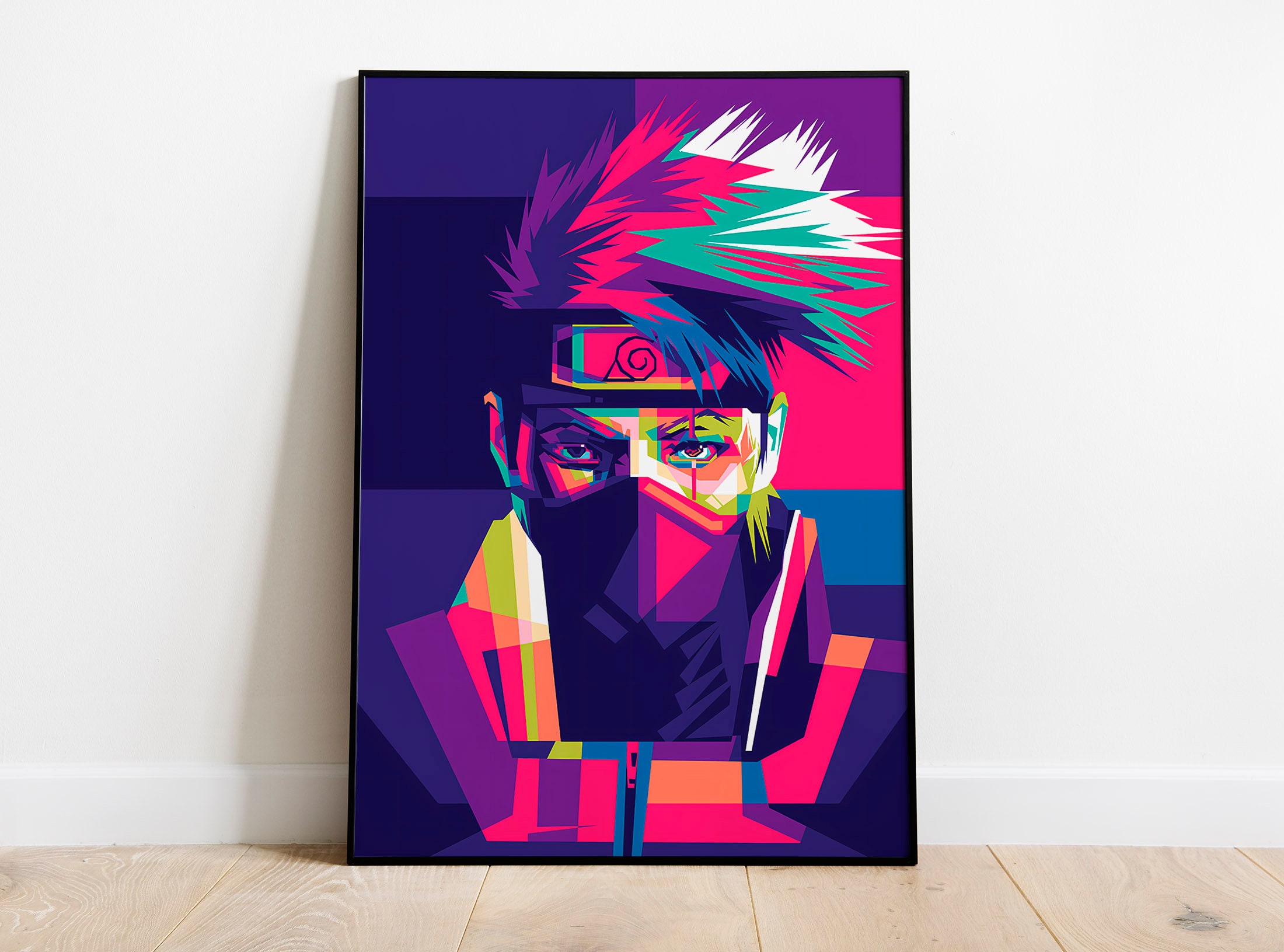 Anime Naruto in hokage posters & prints by Cat Pop Art