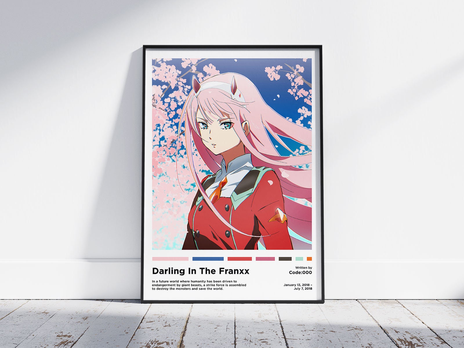 ZeroTwo cute' Poster, picture, metal print, paint by Xăm Việt