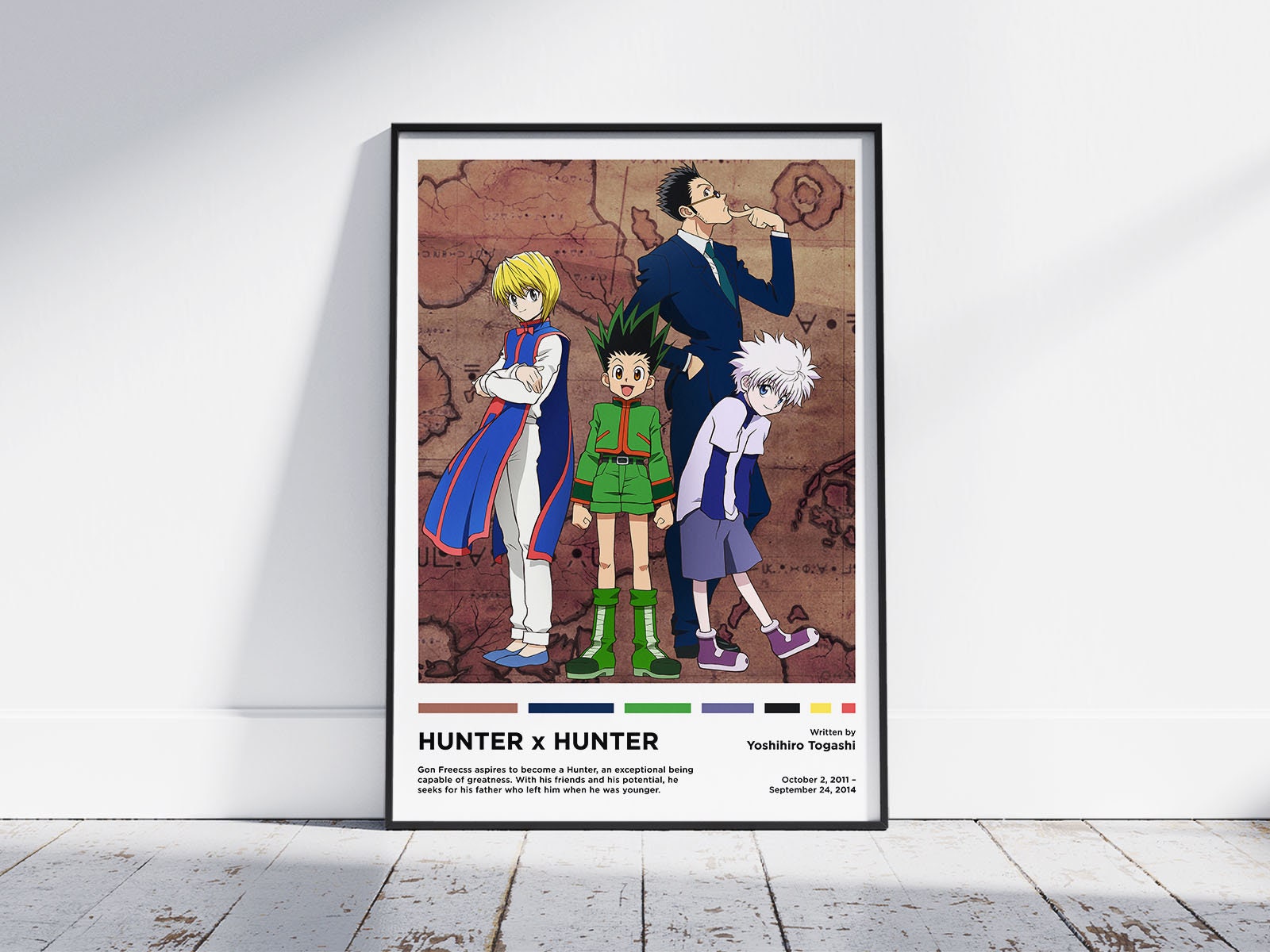 Hunter X Hunter Anime Gon Killua Manga Art Print Poster 16x24