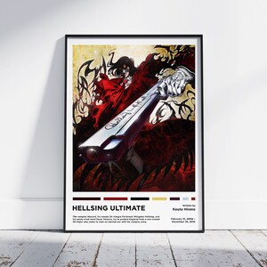 ALUCARD Inner demons Vampire Illustration Hellsing - Alucard Hellsing -  Posters and Art Prints